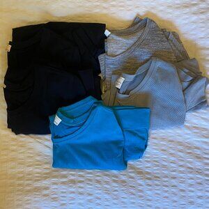 Athleta In Motion Seamless Tee - Bundle of Five - Size Medium